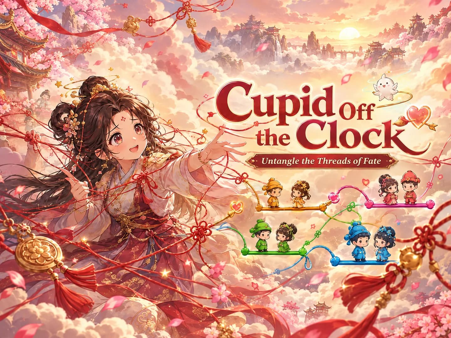 Cupid Off the Clock — untangle the threads of fate